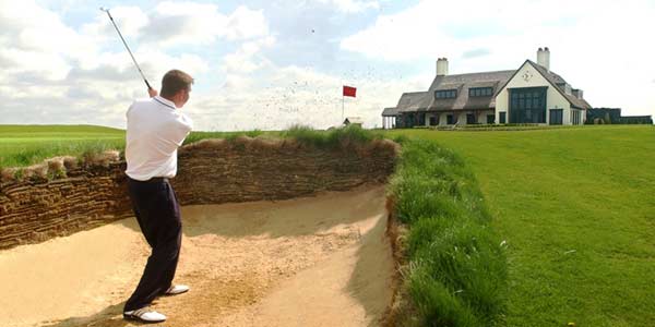 sand trap golf swing
